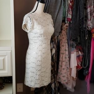 Ivory dress with sequins